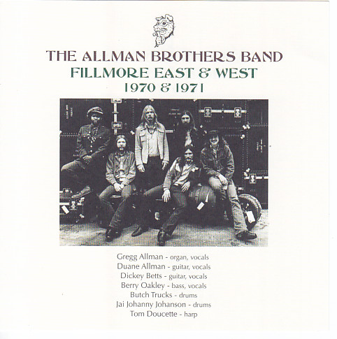 fillmore east 1970 allman brothers band music