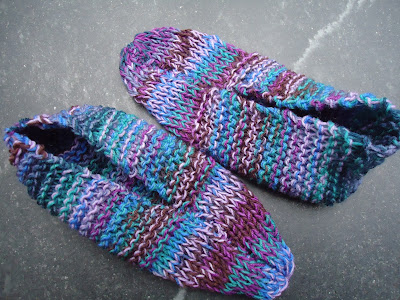 Annabelle Serendipity: Quick Knit Slippers