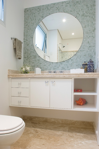 Como usar espelho redondo grande na decoração. Blog Achados de Decoração Como usar espelho redondo grande na decoração. Blog Achados de Decoração