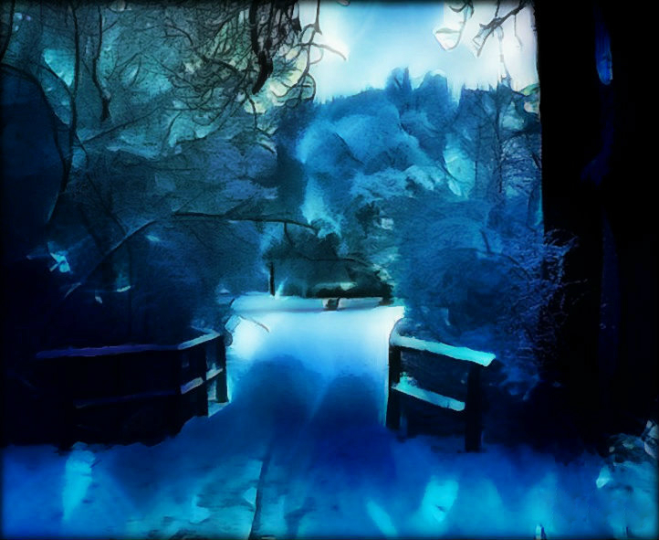 Wo Stille wohnt und Glanz... IM GARTEN DER NACHT