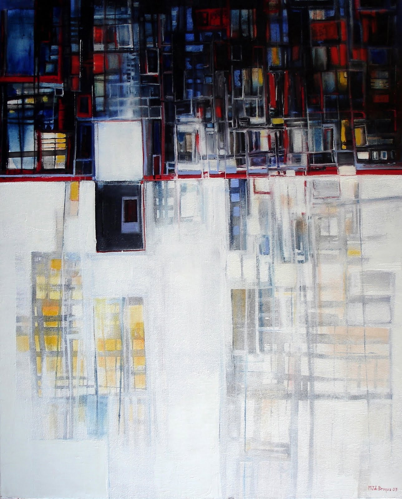 C'est beau une ville la nuit - 81 x 100 cm - 2007 -