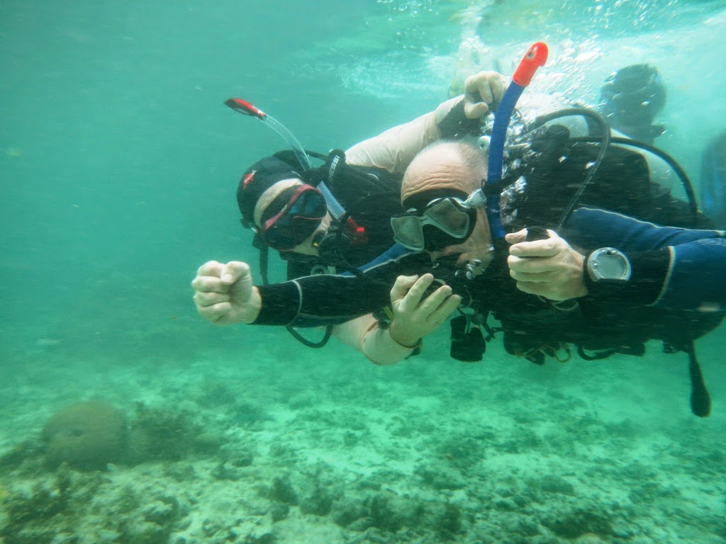 PADI IDC May 2014, Moalboal, Philippines, CESA workshop confined water