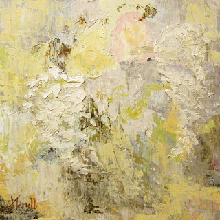 original angel painting with texture by Joan Terrell artist Joan Terrill artist