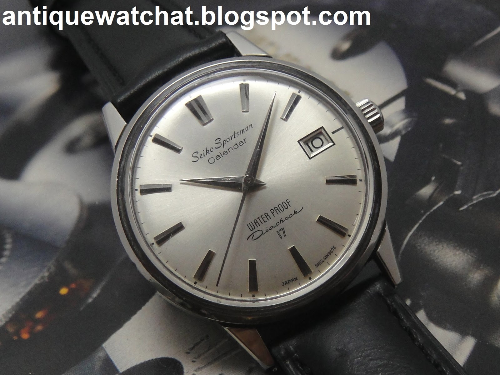 Antique Watch Bar SEIKO SPORTSMAN CALENDAR DIASHOCK 25 (SOLD)