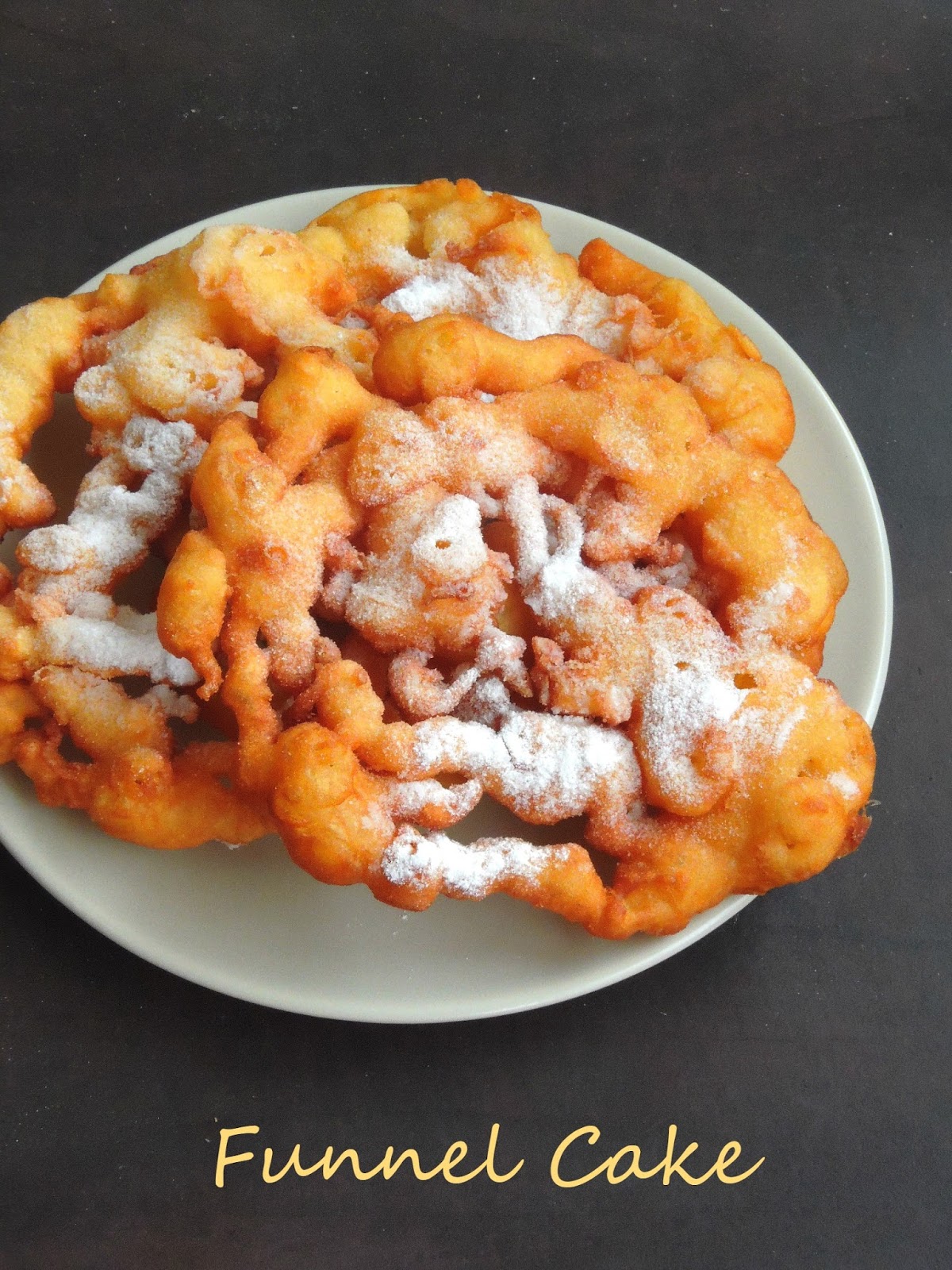 Priya's Versatile Recipes Funnel Cake/Carnival Funnel Cake
