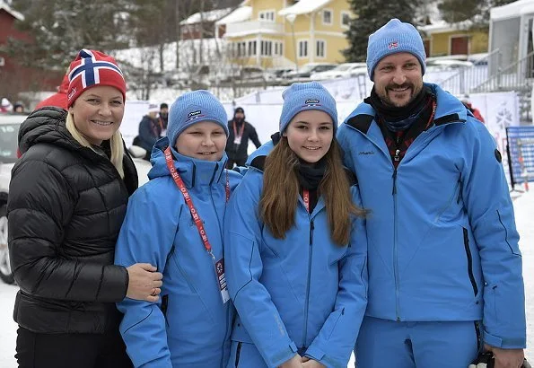 Crown Prince Haakon, Crown Princess Mette-Marit and Princess Ingrid-Alexandra