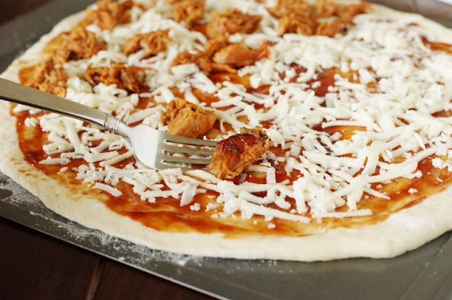 Making Sweet-&-Spicy Pulled Pork BBQ Pizza