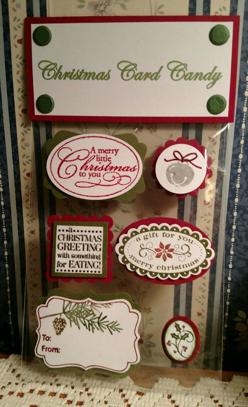 Crooked Stamper's Blog: Christmas Card Candy
