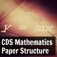 CDS Mathematics Paper Structure