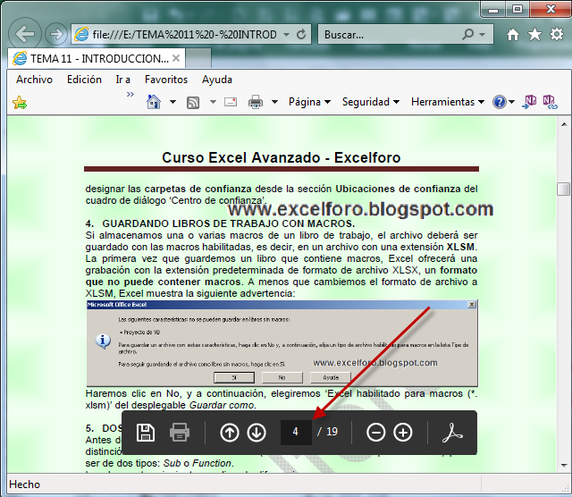 VBA Abrir un pdf en una página específica EXCEL FORO EJERCICIOS, EJEMPLOS, SOLUCIONES, DUDAS VBA Abrir un pdf en una página específica EXCEL FORO EJERCICIOS, EJEMPLOS, SOLUCIONES, DUDAS