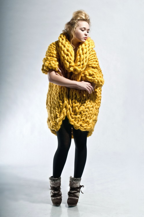 crochet knit unlimited: Trend: Giant knitting