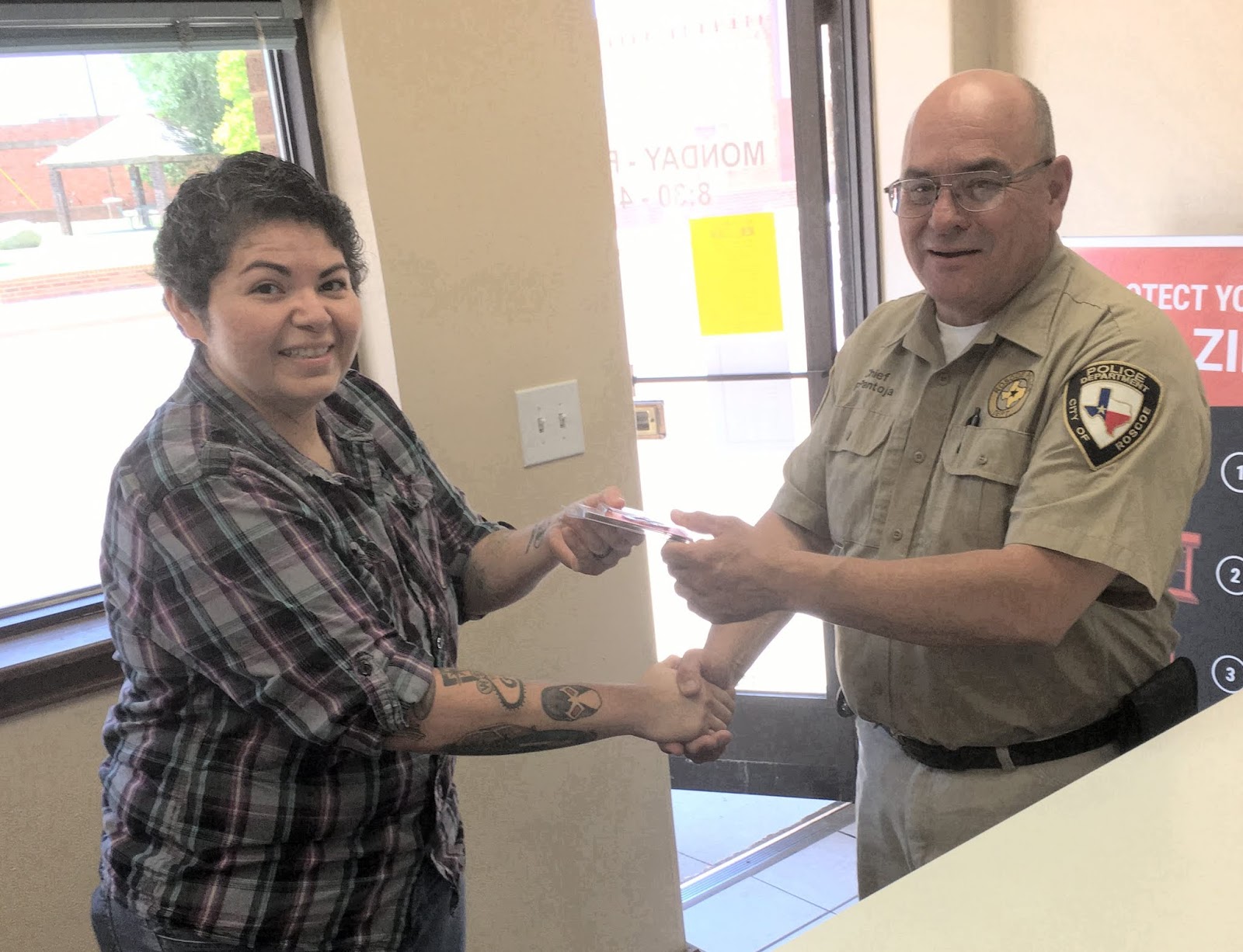 Roscoe Hard Times Roscoe Police Department Hires New Officer