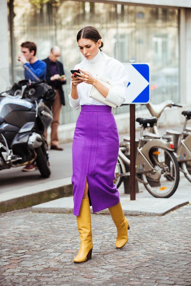 vestido largo invitada boda ultraviolet ultra violeta pantone 2018 blog