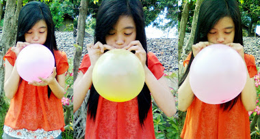 Hanya saya dengan balon ^_^