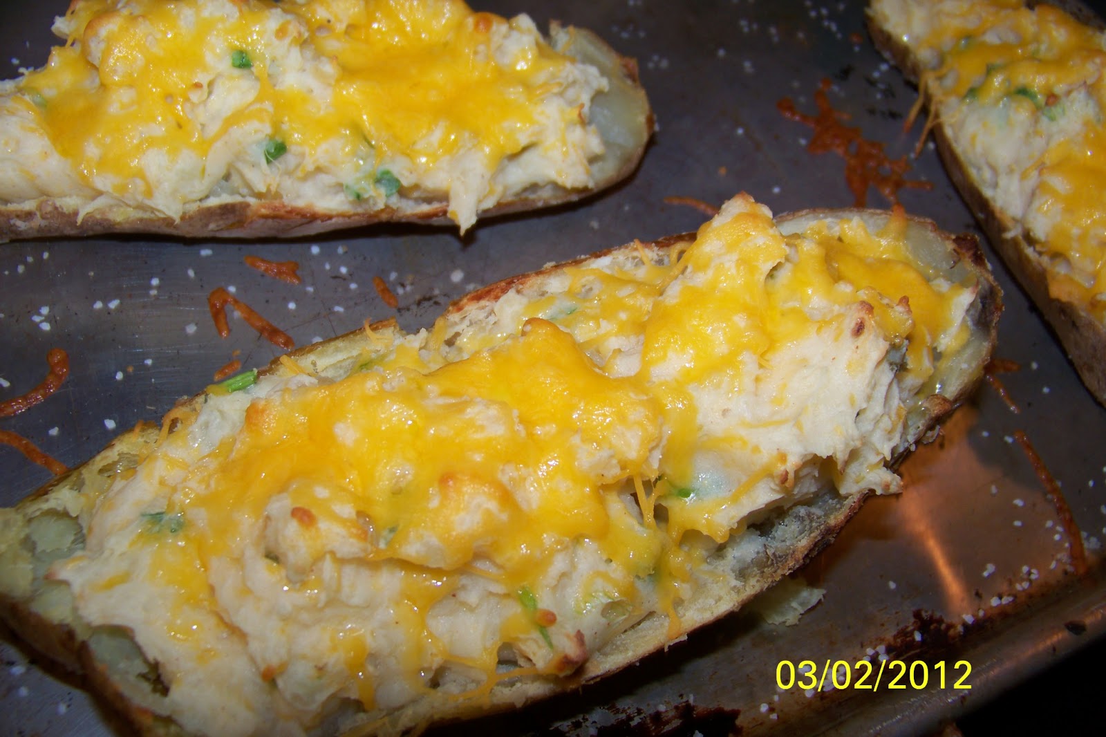 Connor's Cooking Twice Baked Potatoes