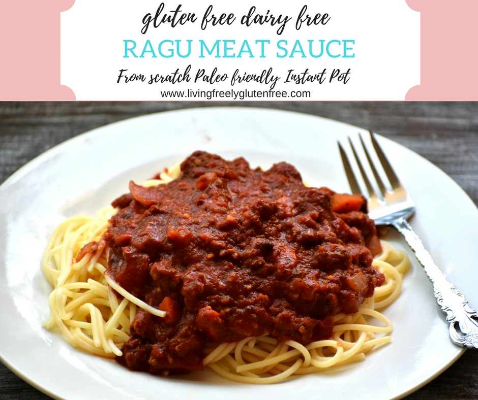 Ragu Meat Sauce (Gluten Free, Dairy Free) Living Freely Gluten Free