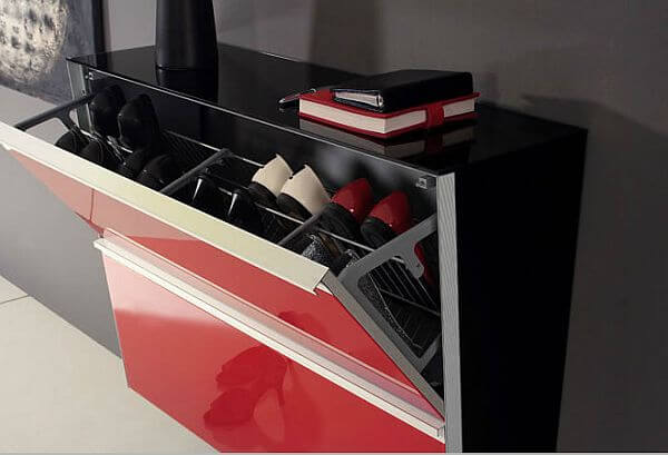 Modern And Unique Shoe Cabinet Design Cool Ways To Store Shoes