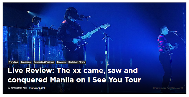 Live Review: The xx came, saw and conquered Manila on I See You Tour Live Review: The xx came, saw and conquered Manila on I See You Tour