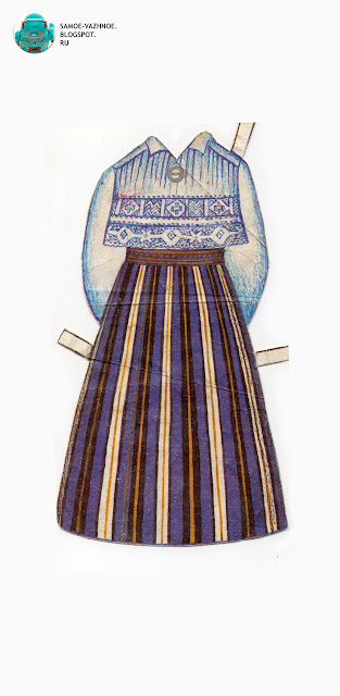 Советские бумажные куклы. Бумажные куклы в национальных костюмах Эстония Таллин СССР.