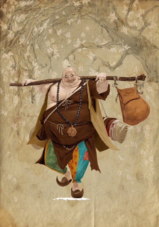 Deuses e demônios da mitologia japonesa nas ilustrações de fantasia de Adrian Smith Adrian Smith artstation arte ilustrações fantasia oriental sombrio games deuses monstros demônios japoneses