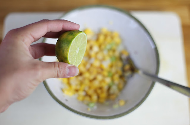 lime and sweetcorn 