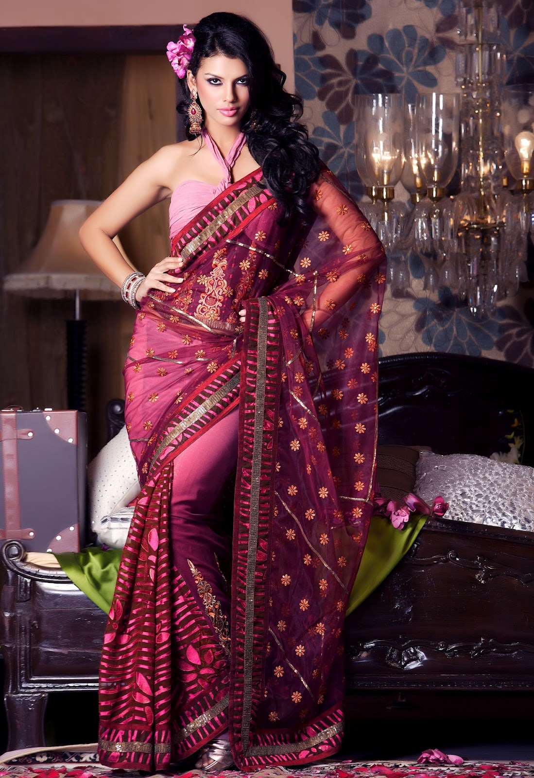 ASIAN GIRLS: Stunning Indian Model in Saree