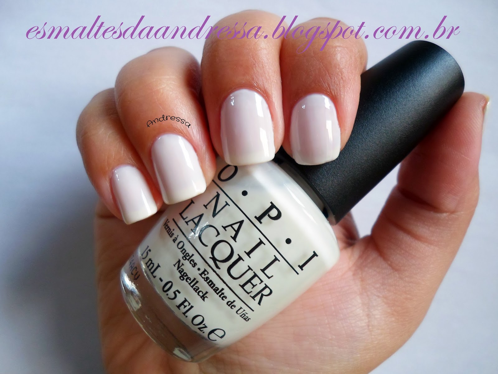 Esmaltes da Andressa OPI Funny Bunny