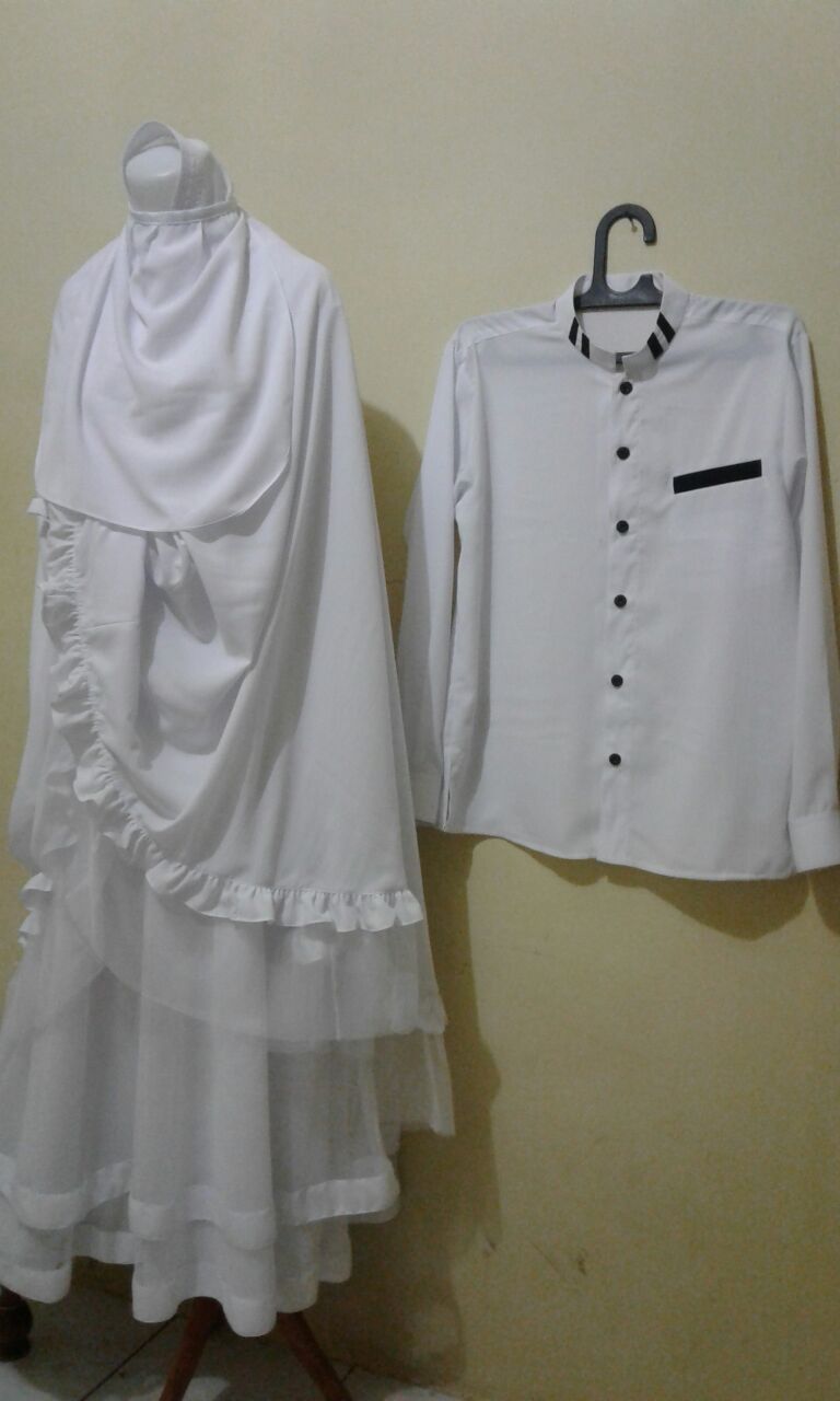 gamis syar i putih 1 gamis syar i putih 1