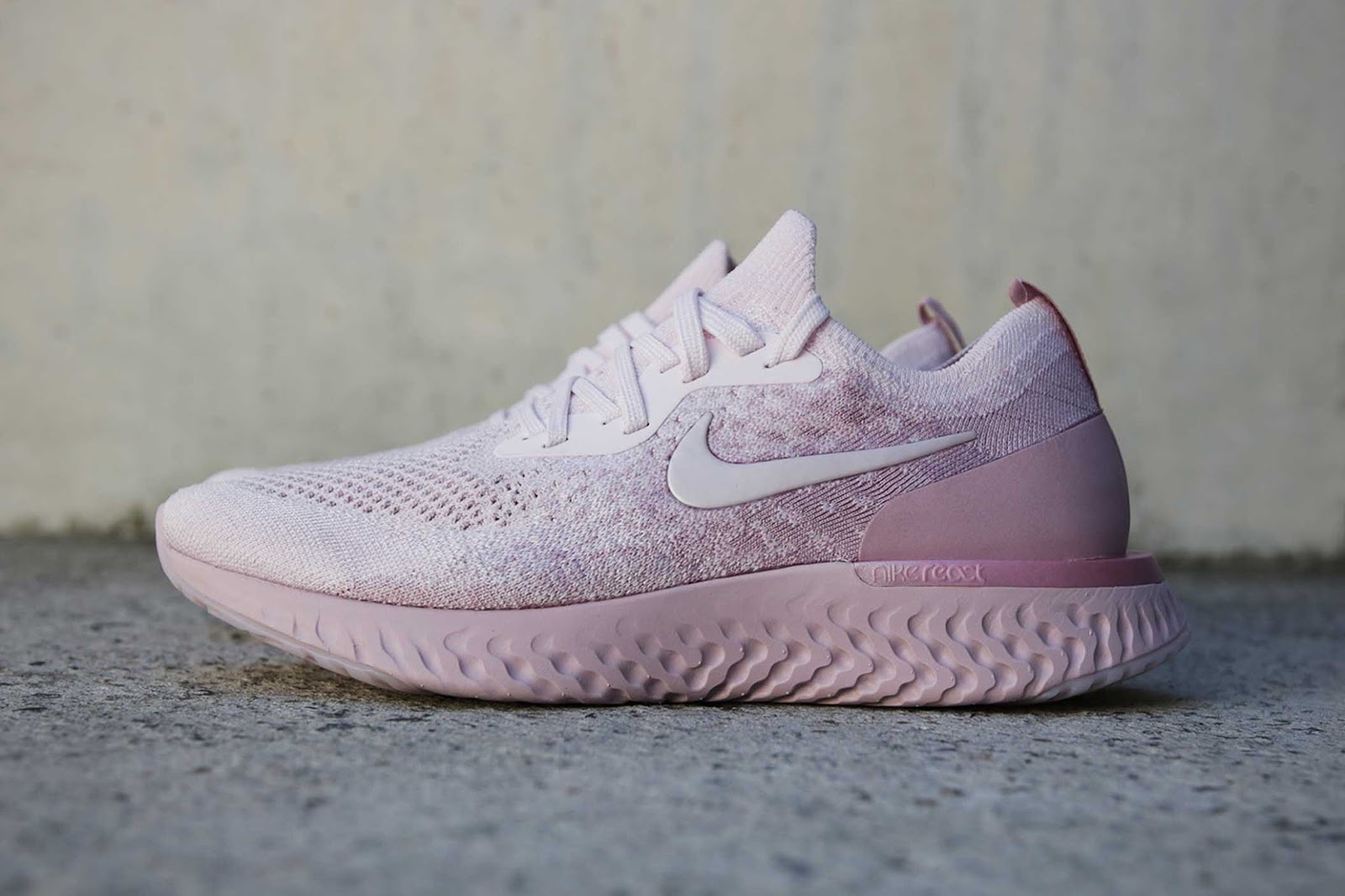 nike epic react flyknit olive green