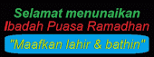 SELAMAT RAMADHAN