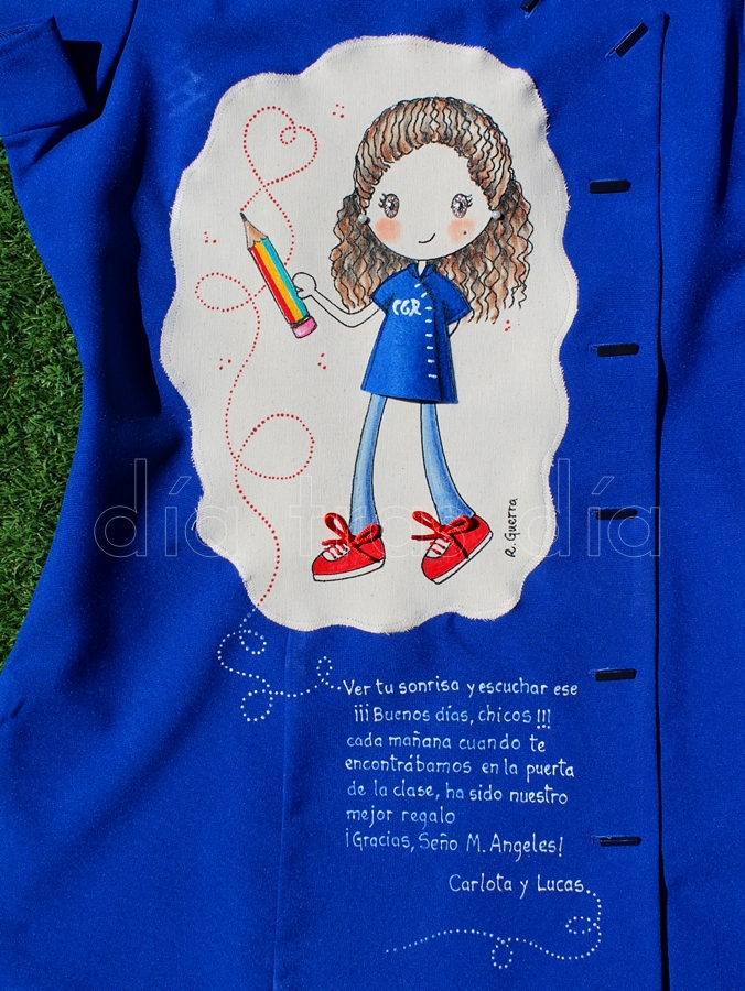 Bata maestra personalizada