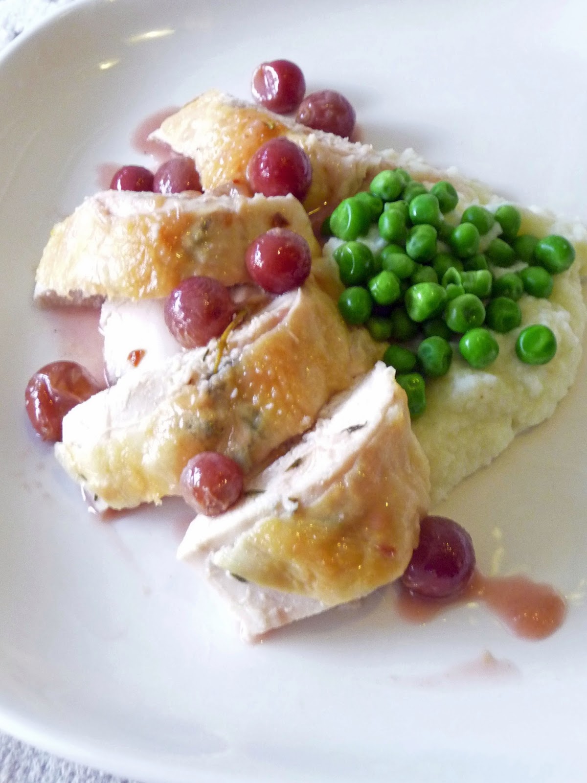 Roasted Chicken with Grape Sauce Life Tastes Good