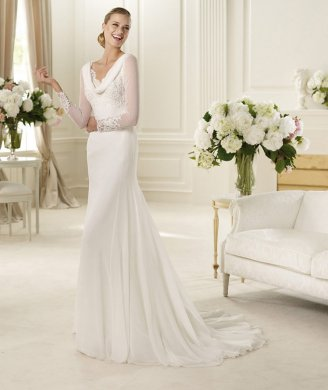 http://www.aislestyle.co.uk/charming-aline-long-sleeve-buttons-lace-sweepbrush-train-chiffon-wedding-dresses-p-194.html#.VGjQ2talaag
