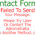 Failed To Send Your Message. Please Try Later Or Contact The Administrator By Another Method. cf7