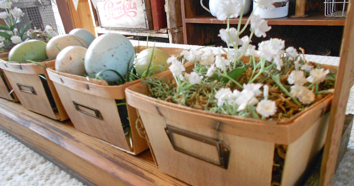 denise...on a whim DIY Berry Basket Tote and DIY My Spring Home and