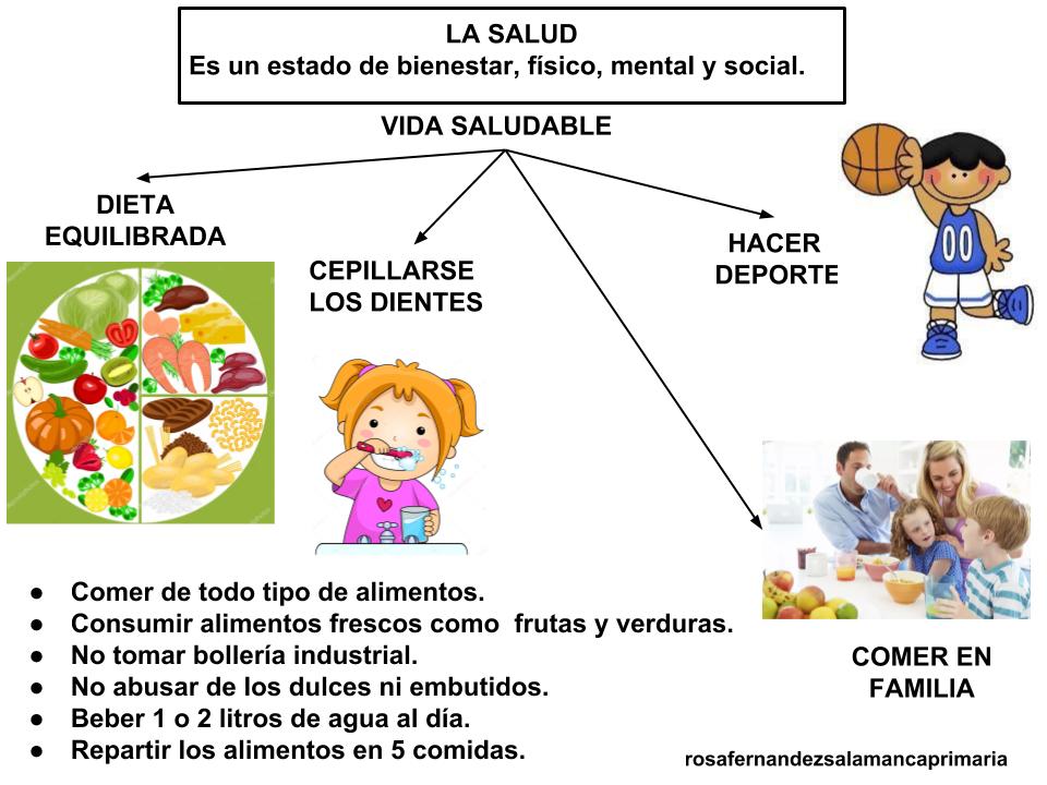 Maestra de Primaria Hábitos de vida saludable. Planificación del