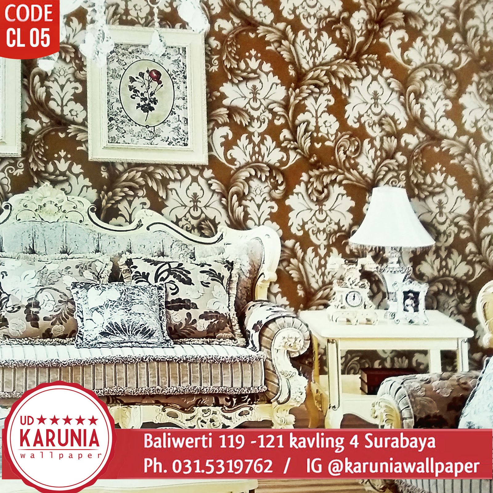 jual wallpaper dinding elegan