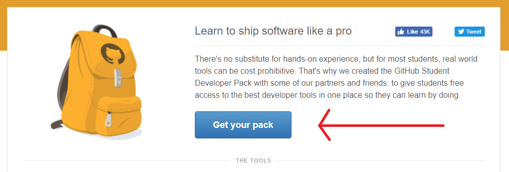 Github developer pack