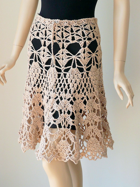Lace skirt Crochet pattern