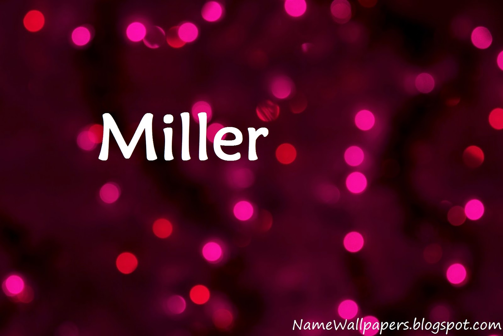 Miller Name Wallpapers Miller Name Wallpaper Urdu Name Meaning Name