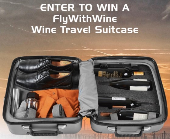 FlyWithWine Wine Luggage Suitcase Giveaway FlyWithWine Wine Luggage Suitcase Giveaway