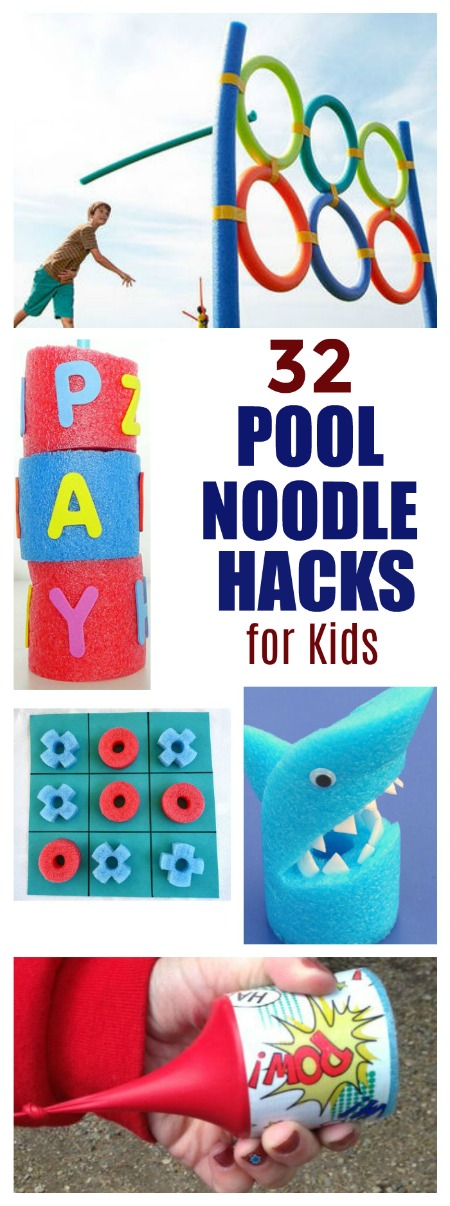 32 AWESOME WAYS FOR KIDS TO USE THOSE NOODLES! (These are awesome!)