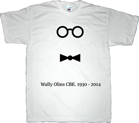 wally olins wolf olins brand advertising tribute t-shirt ephemeral-t-shirts