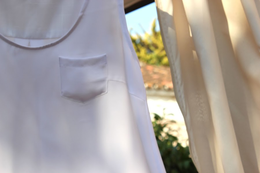 Blog de costura. Cómo hacer y coser una blusa blanca básica