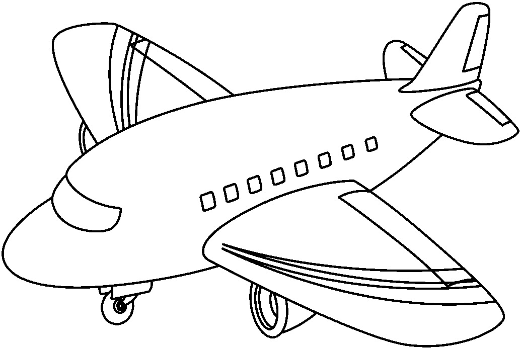 Un Mundo Interactivo de los Medios de Transporte: Dibujos para colorear