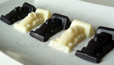 ChocCars02 Black and White Chocolate Race Cars with FREE Printable Topper 24