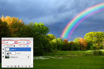 How to Add a Rainbow to your Photograph in Photoshop