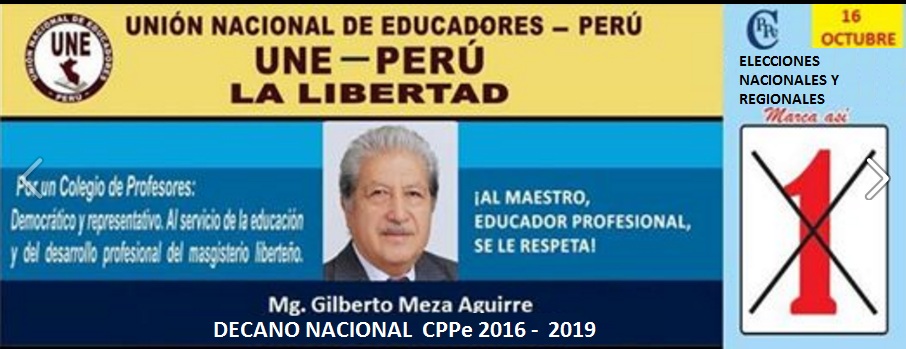 UNION NACIONAL DE EDUCADORES DEL  PERU 