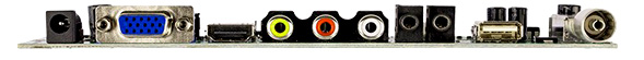 DVB-T2 Universal TV Control Board back part. DVB-T2 Universal TV Control Board for firmware free downloads.
