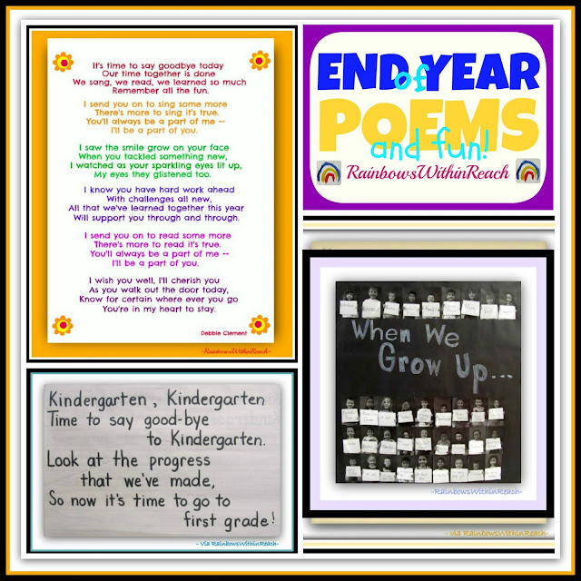 End of Year Poems, Piggyback Song and Festivities RoundUP at RainbowsWithinReach